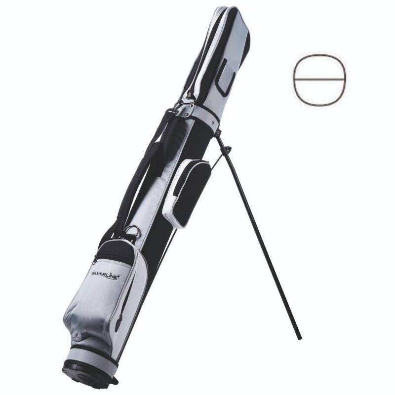 Silverline golf Sunday Pencilbag (zwart/zilver/wit) 176908 Silverline Golf Golftassen