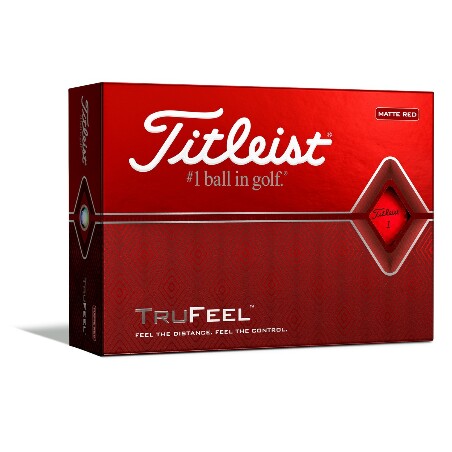 Titleist TruFeel golfballen - golfbal 12 stuks rood kopen? Golf123