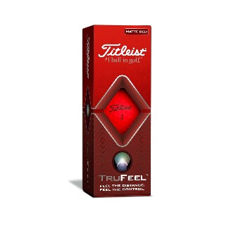 Titleist TruFeel golfballen - golfbal 12 stuks rood kopen? Golf123